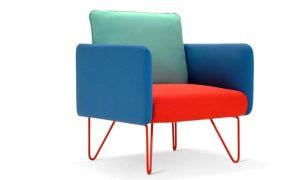 Doumo, poltrona moderna per l'arredo indoor