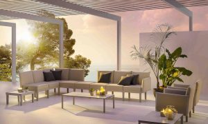 Conga, divano contract per l'arredo indoor e outdoor