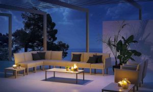 Conga, divano contract per l'arredo indoor e outdoor