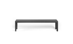 Rio Bench Alu, panca moderna per l'arredo outdoor