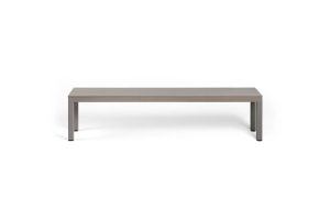 Rio Bench Alu, panca moderna per l'arredo outdoor