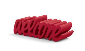 Welcome, panca moderna per l'arredo outdoor