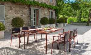 Terramare, poltroncina con braccioli per l'arredo outdoor