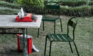 Stecca, sedia da giardino impilabile