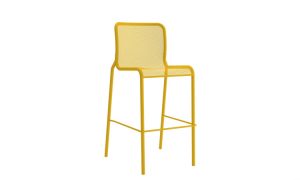 Momo Net, sgabello a rete metallica per l'arredo outdoor