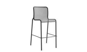 Momo Net, sgabello a rete metallica per l'arredo outdoor