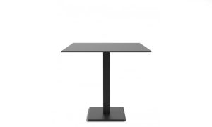 Edge, tavolo a basa quadrata per l'arredo indoor e outdoor