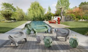 Big Kroko, divano lounge per l'arredo outdoor