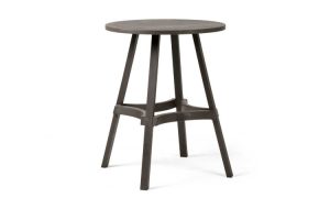 Combo, tavolo con piano rotondo per l'arredo outdoor