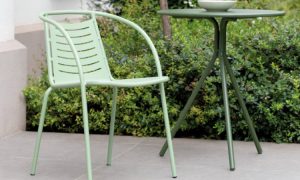 Speedy, sedia con braccioli per l'arredo giardino