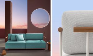Arki Sofa, divano moderno per l'arredo indoor e outdoor