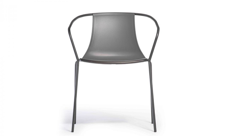 Kasia, sedia moderna per l'arredo di spazi interni ed esterni
