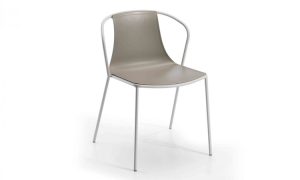 Kasia, sedia moderna per l'arredo di spazi interni ed esterni