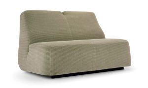Nuda, divano imbottito due posti per l’arredo indoor