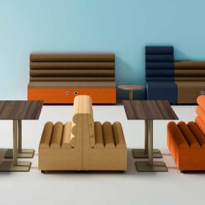 Lou, divano modulare imbottito per l'arredo indoor