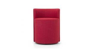 Percy, poltroncina moderna, imbottita, per l'arredo food