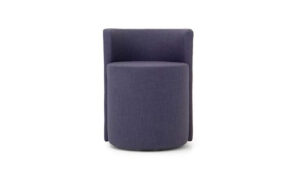 Percy, poltroncina moderna, imbottita, per l'arredo food