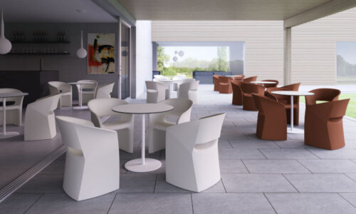 Kuark, poltrona moderna per l'arredo indoor e outdoor