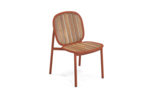 Twins, sedia in legno per l'arredo giardino