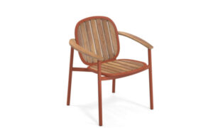 Twins, sedia in legno per l'arredo giardino
