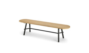 Record bench, panca moderna per l'arredo outdoor