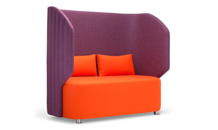 Maji, divano moderno due posti per l'arredo indoor