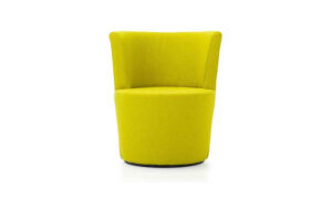 Ronda, poltrona moderna, imbottita, per l'arredo indoor