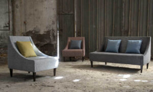 Sikka, poltrona elegante per l'arredo indoor