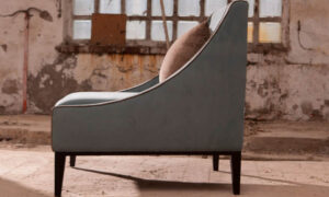 Sikka, poltrona elegante per l'arredo indoor
