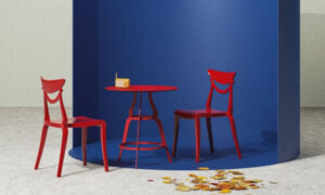 BISTRÒ, tavolo con piano quadrato e rotondo per l'arredo outdoor