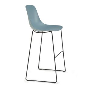 Pure Loop Mono, sgabello a slitta per l'arredo bar