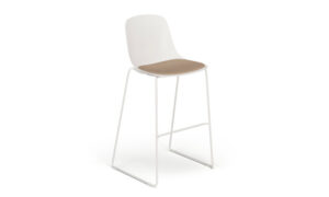 Pure Loop Mono, sgabello a slitta per l'arredo bar
