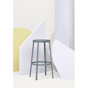 Round&Round, sgabello con struttura a quattro gambe