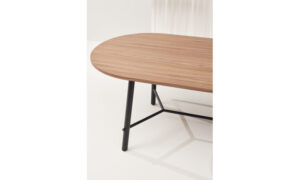 Record Living, tavolo quattro gambe moderno per l'arredo indoor