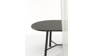 Record Living, tavolo quattro gambe moderno per l'arredo indoor