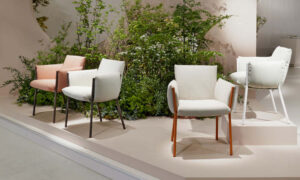Brezza, poltroncina moderna per l’arredo giardino