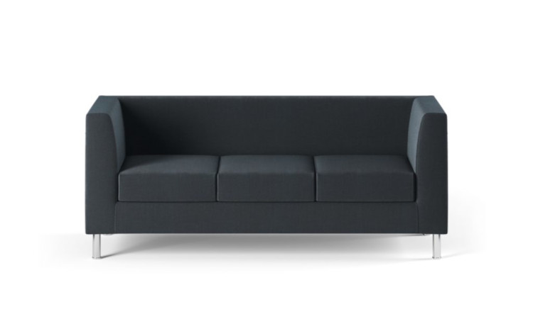 Domino, divano moderno imbottito per l'arredo indoor