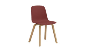 Loria 1GL, sedia con struttura quattro gambe in legno