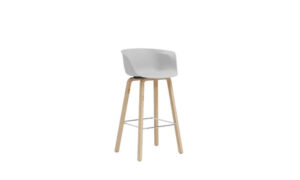 Loria 3GL, sgabello quattro gambe in legno