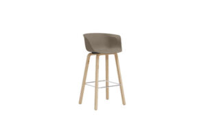Loria 3GL, sgabello quattro gambe in legno