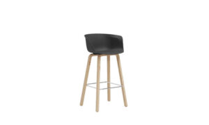 Loria 3GL, sgabello quattro gambe in legno