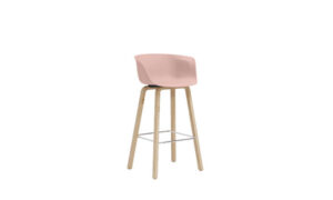Loria 3GL, sgabello quattro gambe in legno