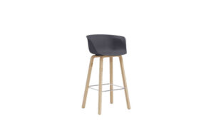 Loria 3GL, sgabello quattro gambe in legno