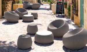 Boom, poltrona moderna per l'arredo outdoor