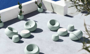 Boom, poltrona moderna per l'arredo outdoor