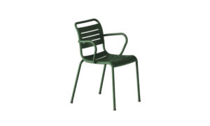 Re-al 2, sedia moderna con braccioli per l’arredo giardino