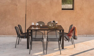 Quadro, tavolo da giardino otto posti