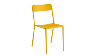 C1.1, sedia impilabile per l'arredo indoor e outdoor