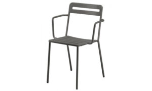 C1.1, sedia impilabile per l'arredo indoor e outdoor