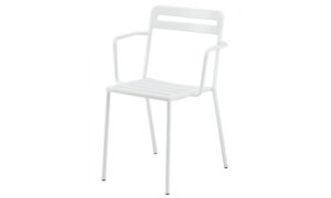 C1.1, sedia impilabile per l'arredo indoor e outdoor
